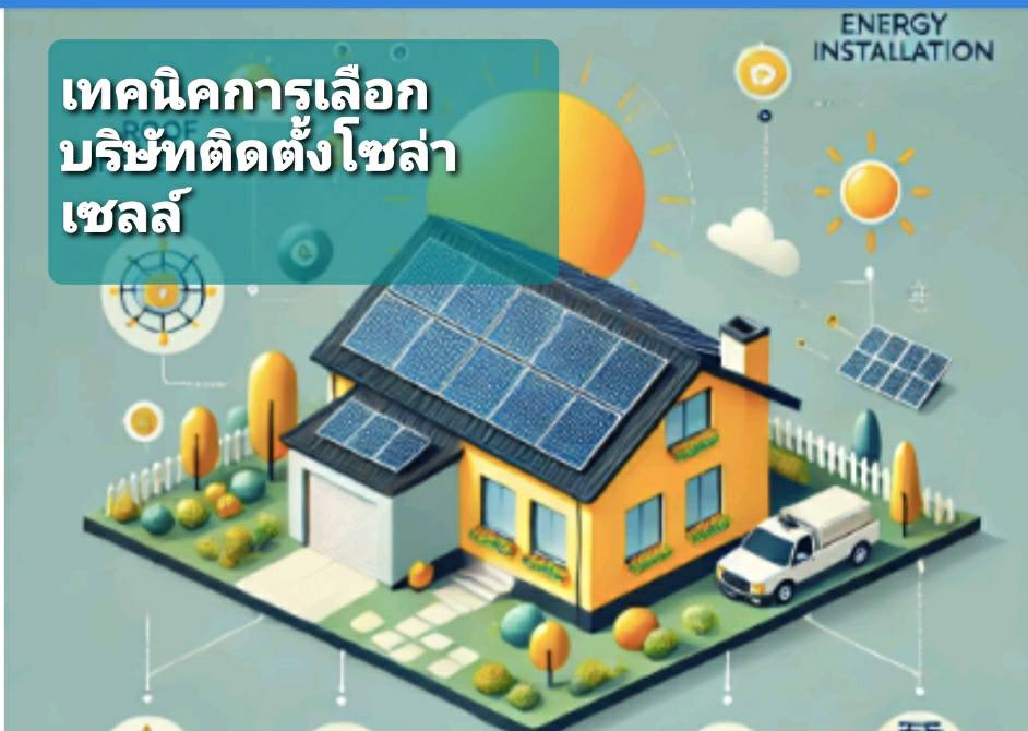 เทคนิคการเลือกบริษัทผู้รับเหมาติดตั้งระบบโซลาร์เซลล์